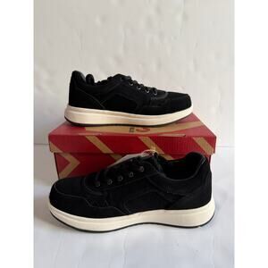 Billy Comfort Jogger Adaptive Shoes Sneakers Black Suede Women Sz 7 NEW in BOX